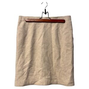 Marc Cain  100% Virgin wool size‎ N5(42) Pencil Skirt Beige Career Office